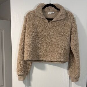 Love Tree Beige Teddy Jacket